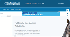 Desktop Screenshot of directorioequino.com